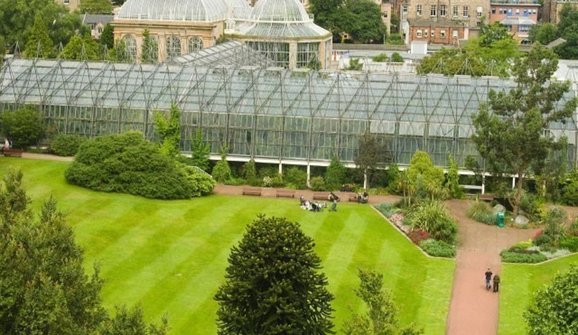 Edinburgh glasshouse aerial