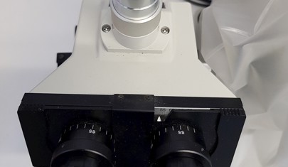 Close up view of a Stereo microscope