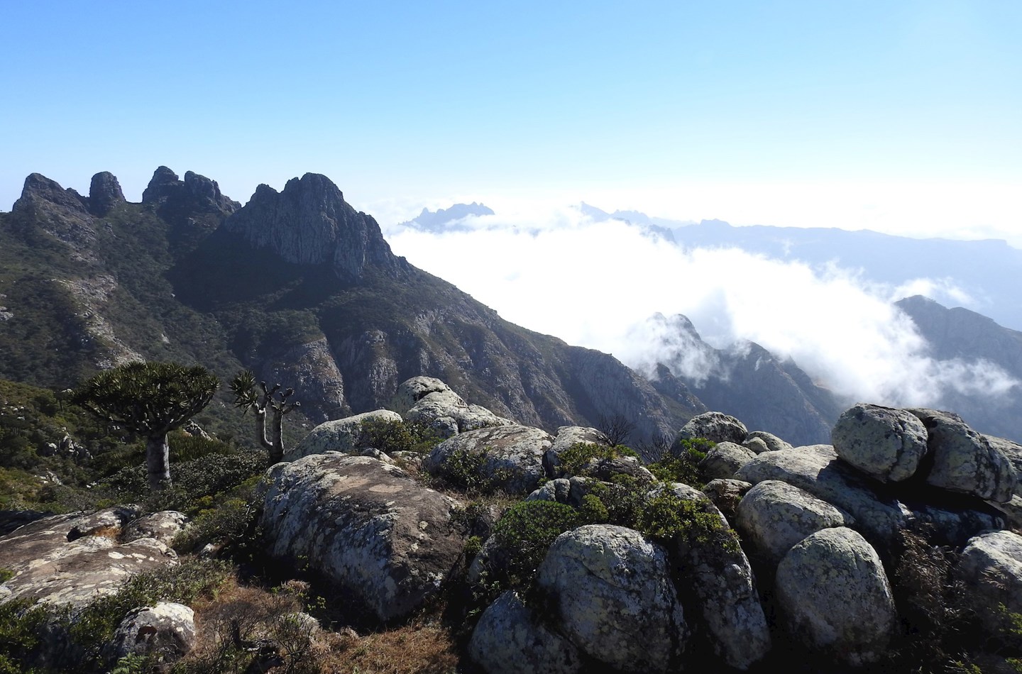 A mountainous view taken on a field trip