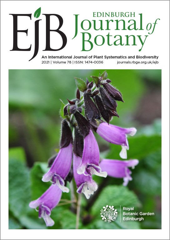 Edinburgh Journal of Botany | Diamond Open Access international 