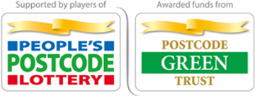 Supported by the People's Postcode Lottery logo